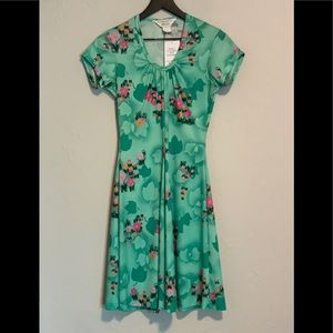 70s floral deadstock dress